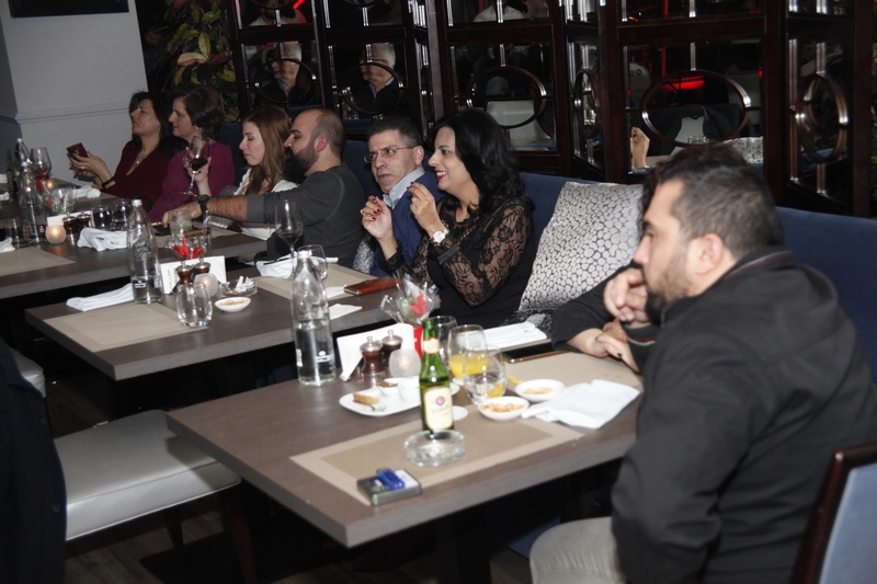 Charbel Khalil and the band at Burj on Bay 
